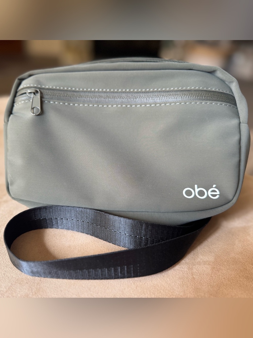 Olive Green Crossbody Sling Bag for Men
